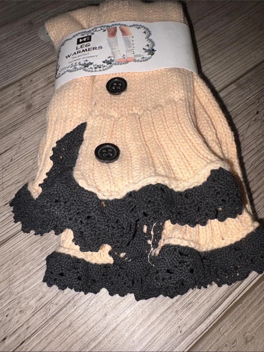 N/A cream knit